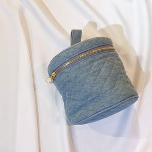 Denim Makeup Bag | Cosmetics Bag
